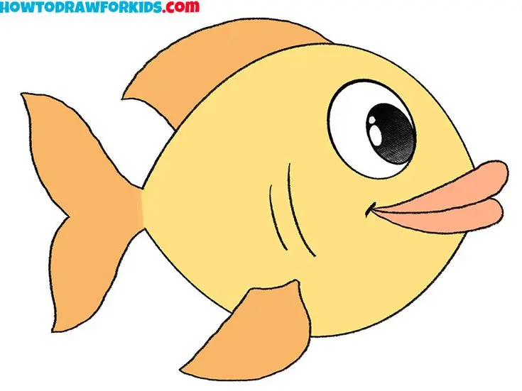 How to Draw a Cartoon Fish