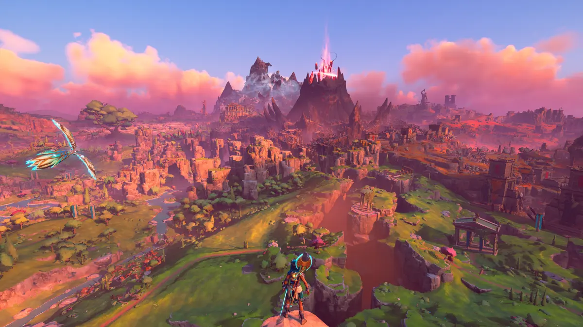 The insane draw distance in this game never ceases to amaze me!