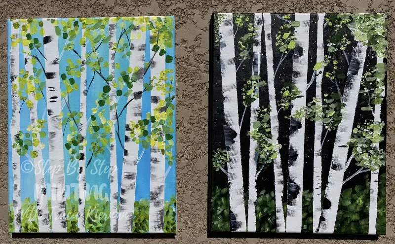 How To Paint Birch Trees