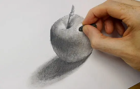 How do you draw lightly