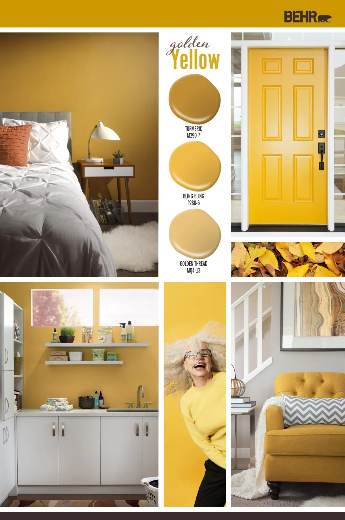 Golden Yellow Color Palette