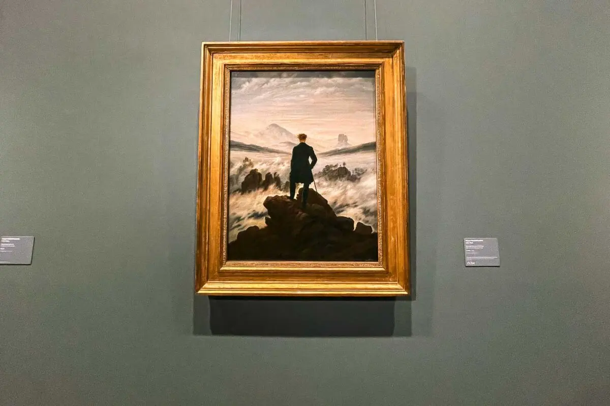 Wanderer Above the Sea of Fog in the Hamburger Kunsthalle
