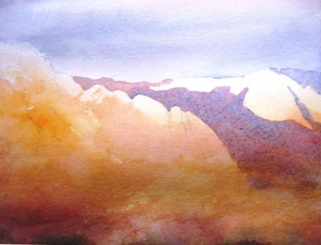 How to Paint a southwest desert scene