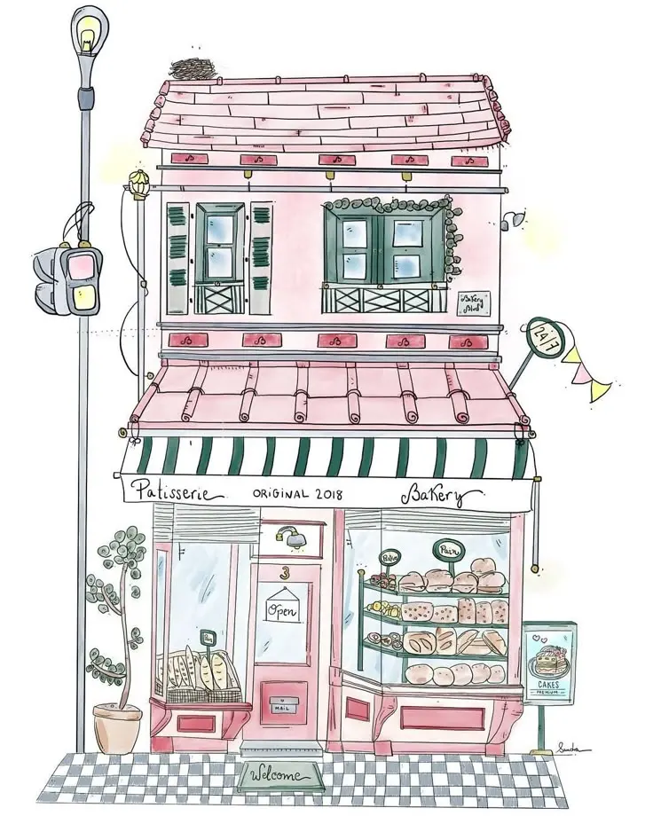 We are grateful for the new bakery that has opened 24/7 right where we live! 💖🍰