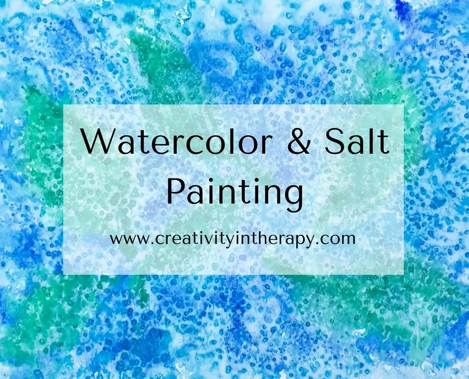 Salt & Watercolor Painting