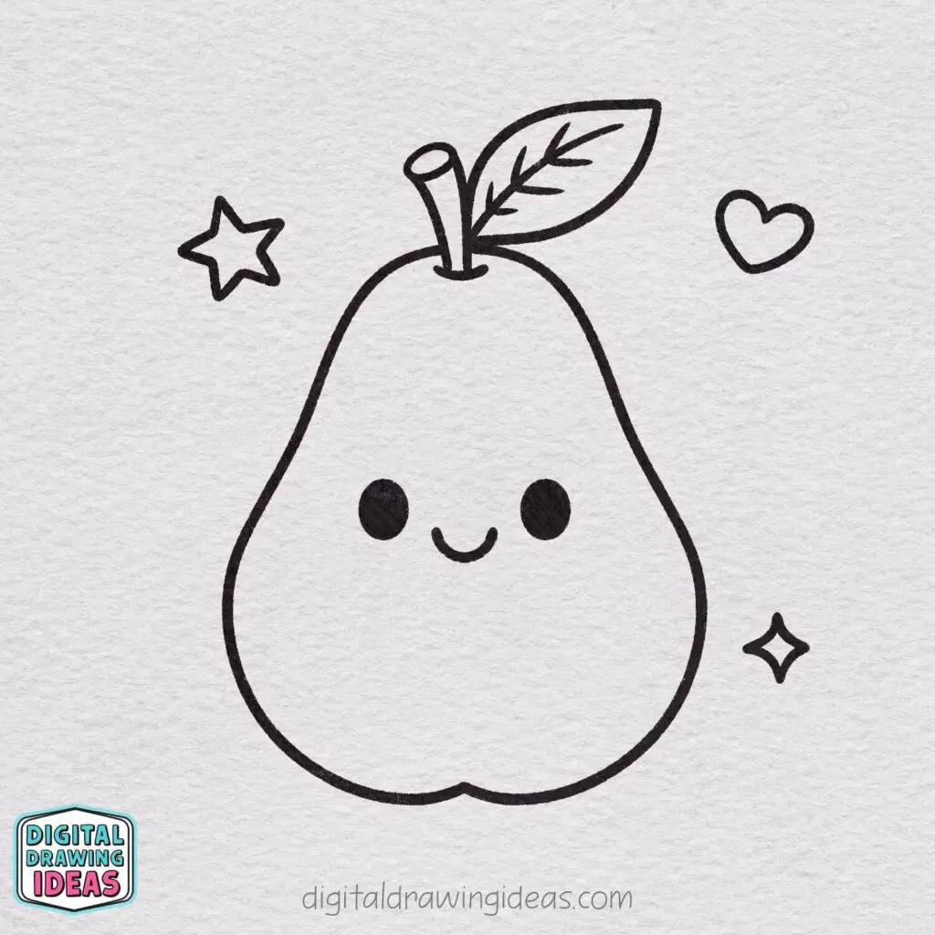 How to Draw a Pear