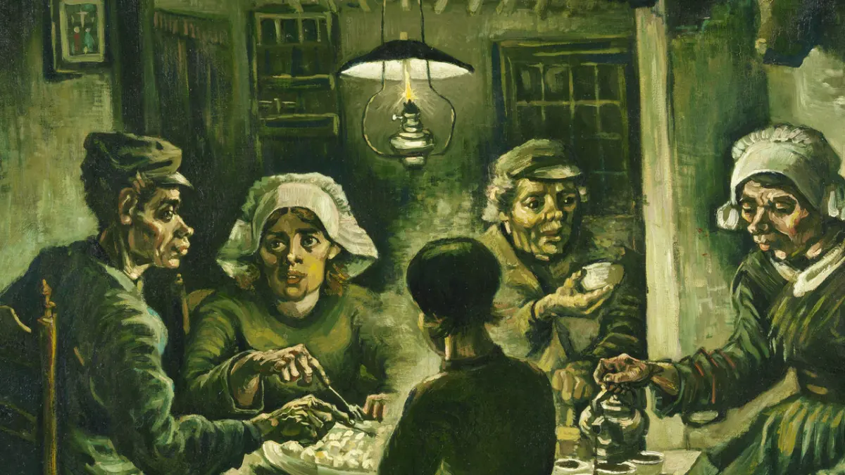 Household blessing from Kevelaer in 'The Potato Eaters'