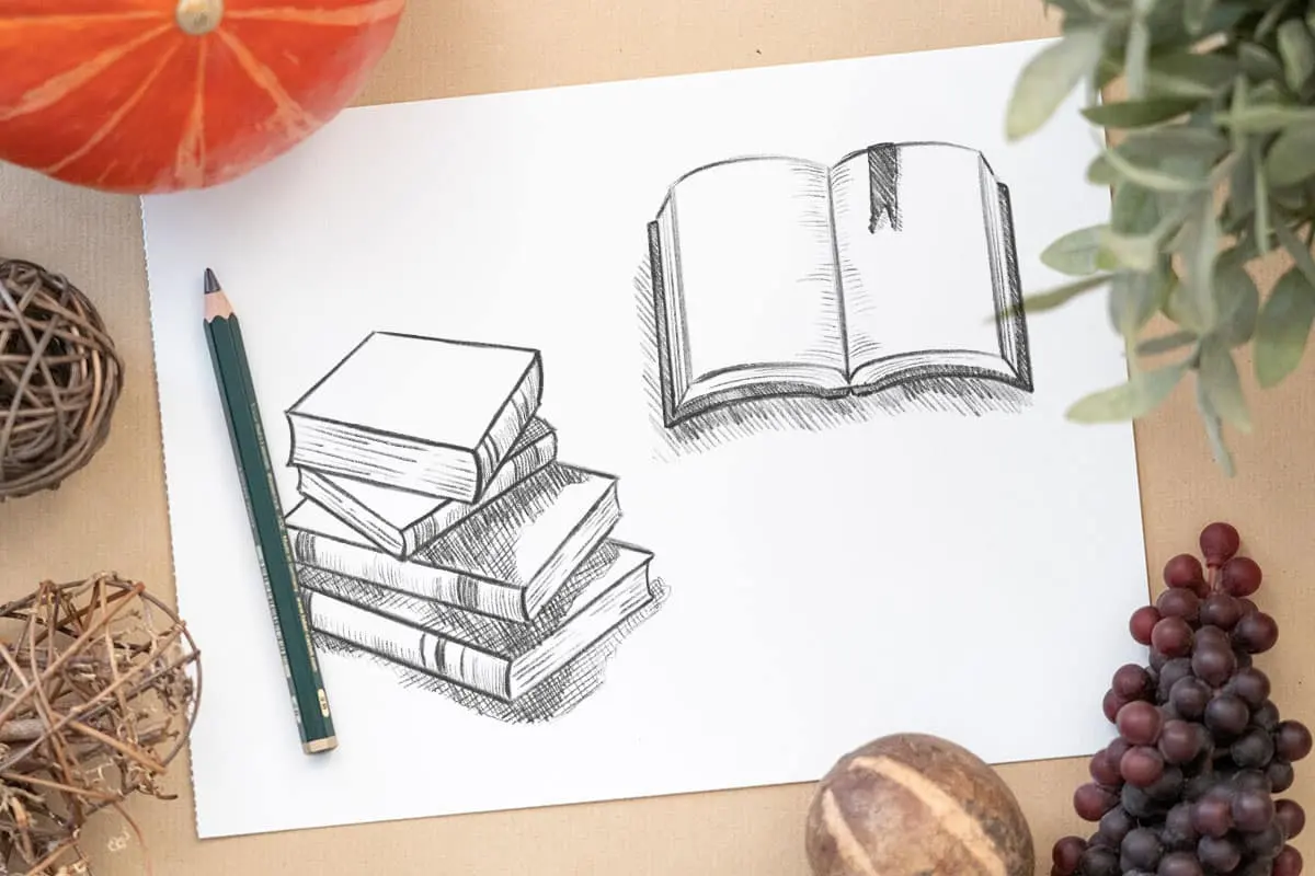 How to Draw a Book 📖 (opened or closed)