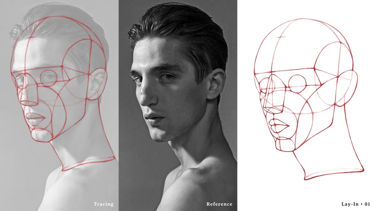 Is it cheating to trace a drawing then redraw what you traced with the trace as a reference?