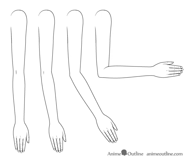 How to Draw Anime & Manga Arms Tutorial