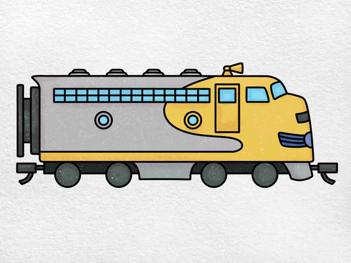 Draw Train Engine