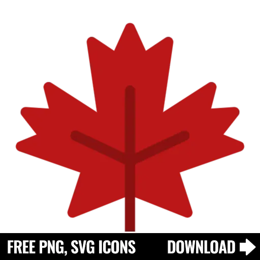 Free Maple Leaf Icon, Symbol. in SVG & Formats