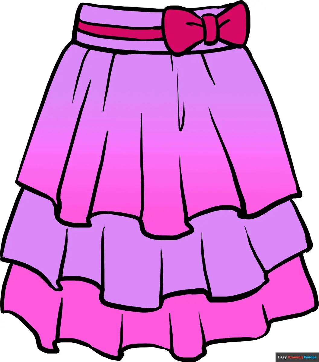 How to Draw a Skirt
