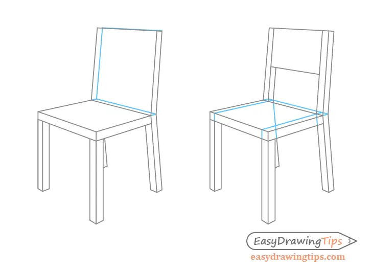 How to Draw a Chair in Perspective Step by Step