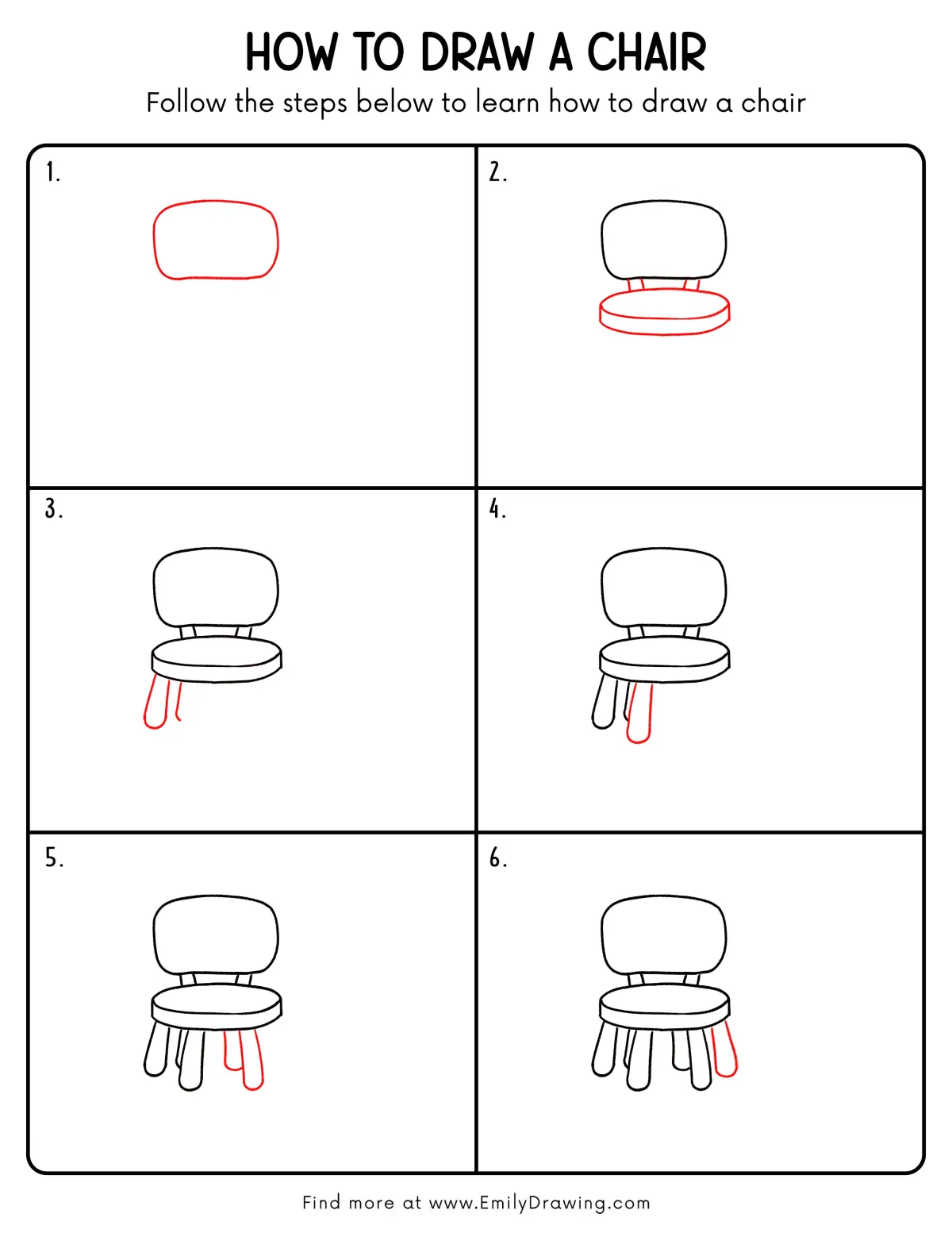 How to Draw a Chair