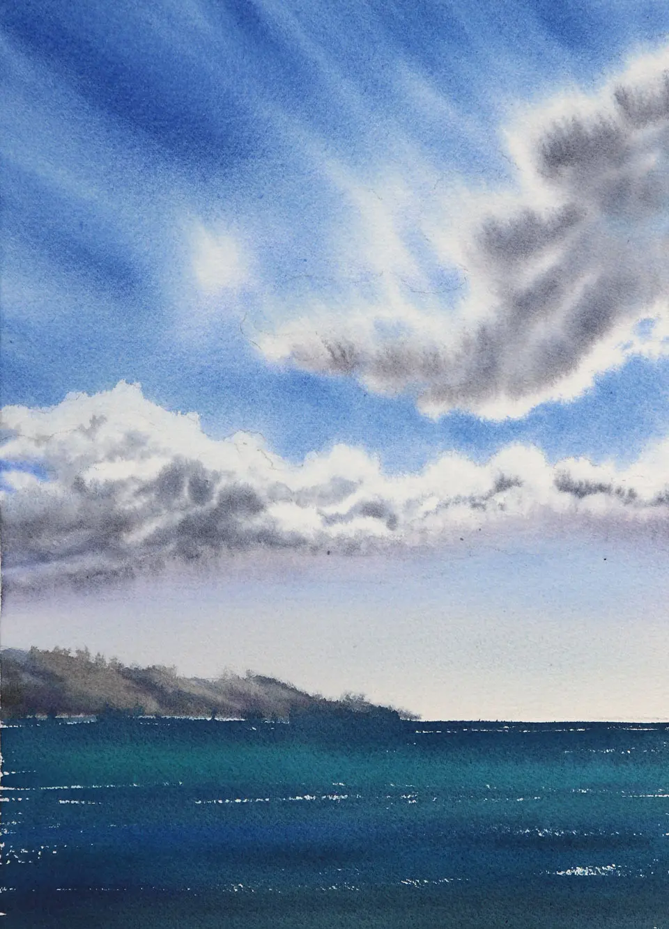Watercolor Clouds
