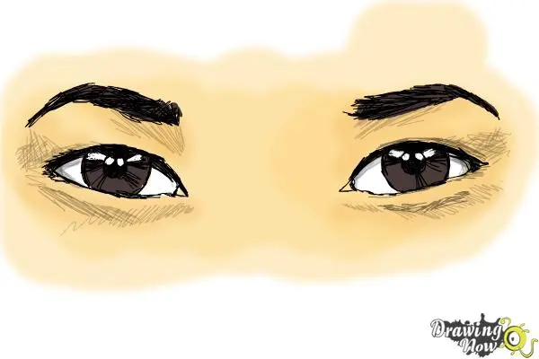 How to Draw Asian Eyes