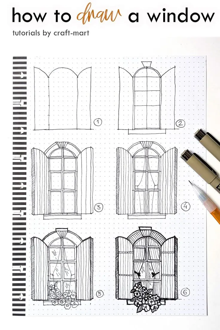 How to Draw a Window: Step-by-Step Tutorial