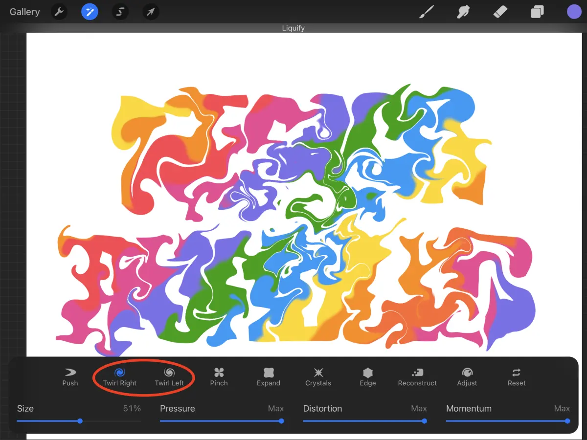 How to Use the Liquify Tool in Procreate