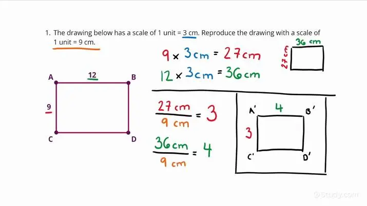 How to Reproduce a Scale Drawing at a Different Scale