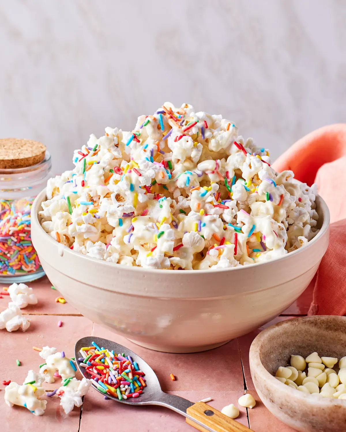 Funfetti Protein Popcorn