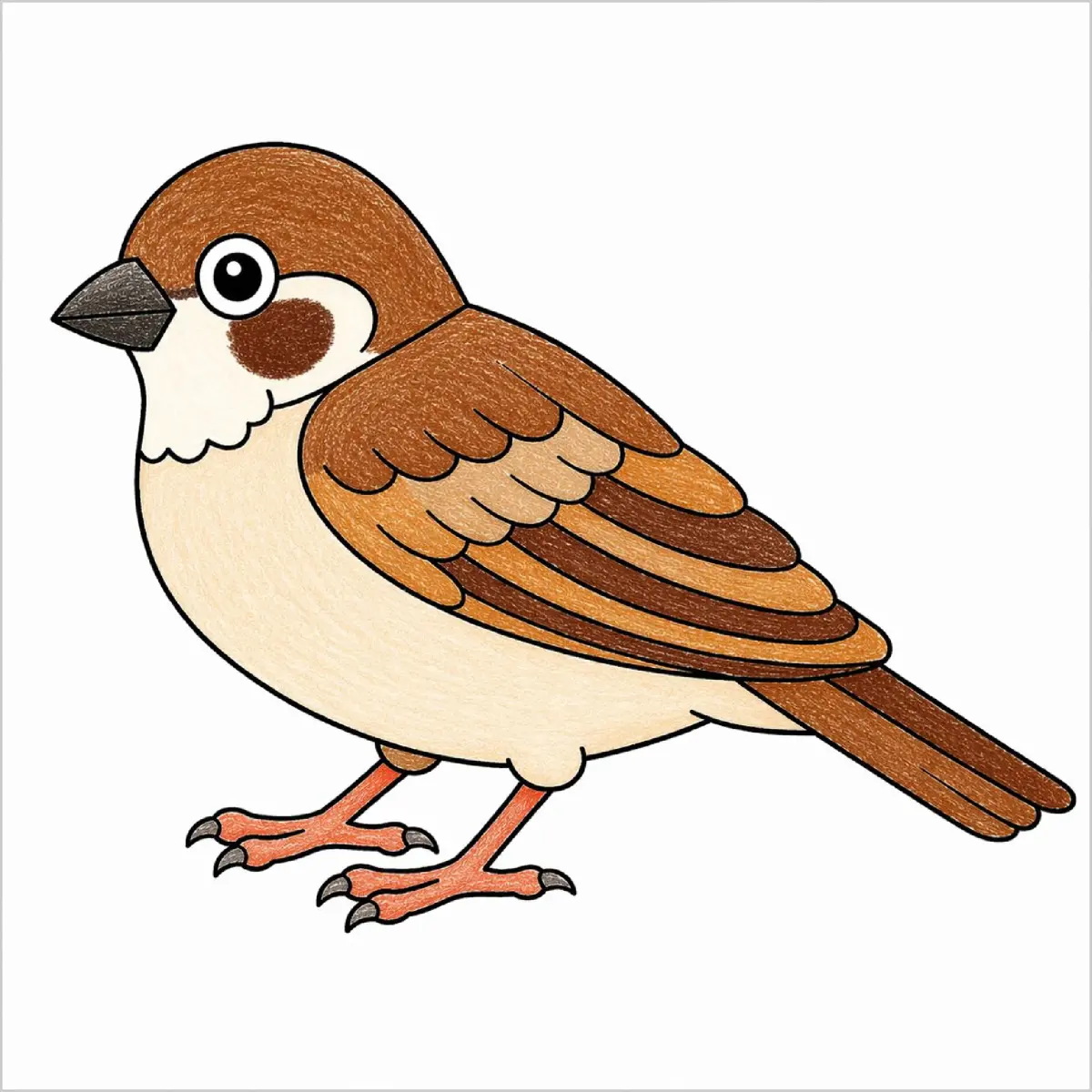 How to Draw a Sparrow