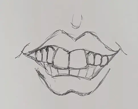 How to Draw Cartoon Lips Step by Step