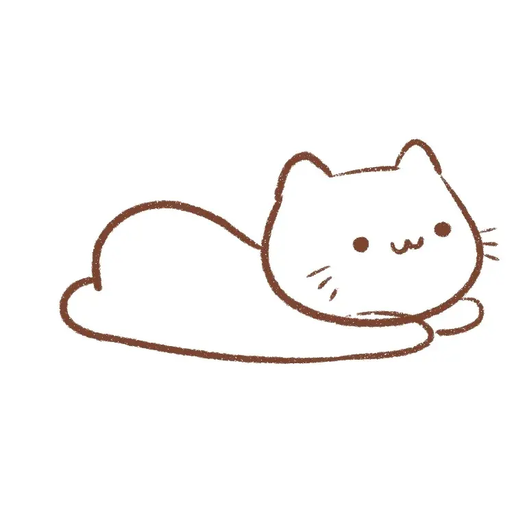 How to Draw a Cat Lying Down