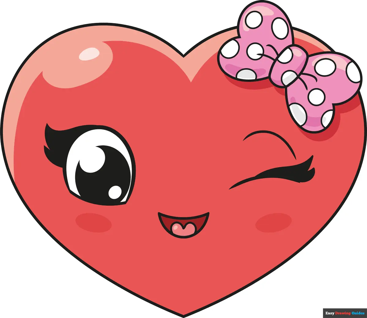 How to Draw a Cute Heart