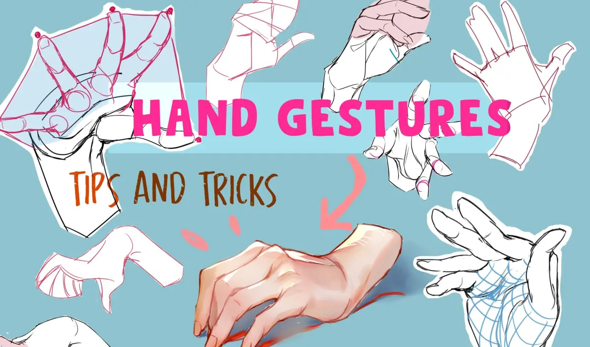 Hand Gestures and Simplifying the Hand! “Anatomy How to Draw by Leriisa #1” by Leriisa