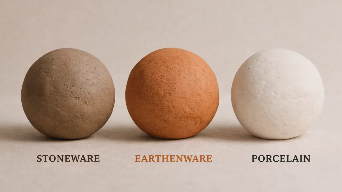 Stoneware vs Earthenware vs Porcelain (Which Clay Should You Use?)