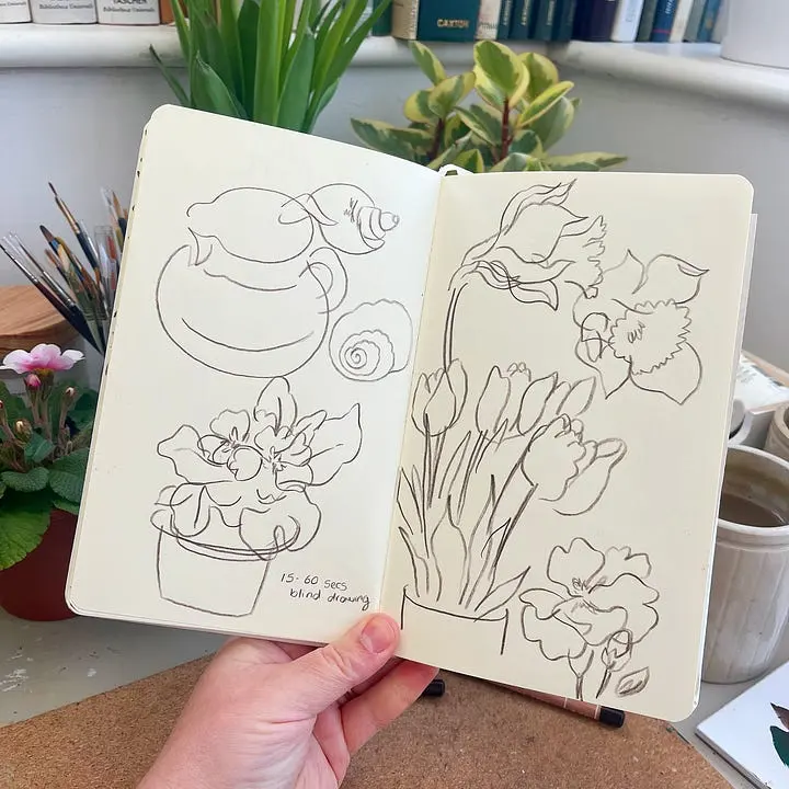Prompts for Sketchbook Drawing