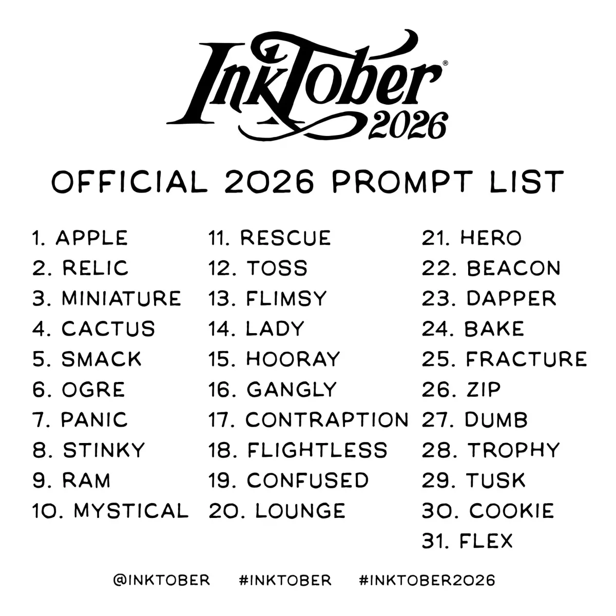 What is Inktober