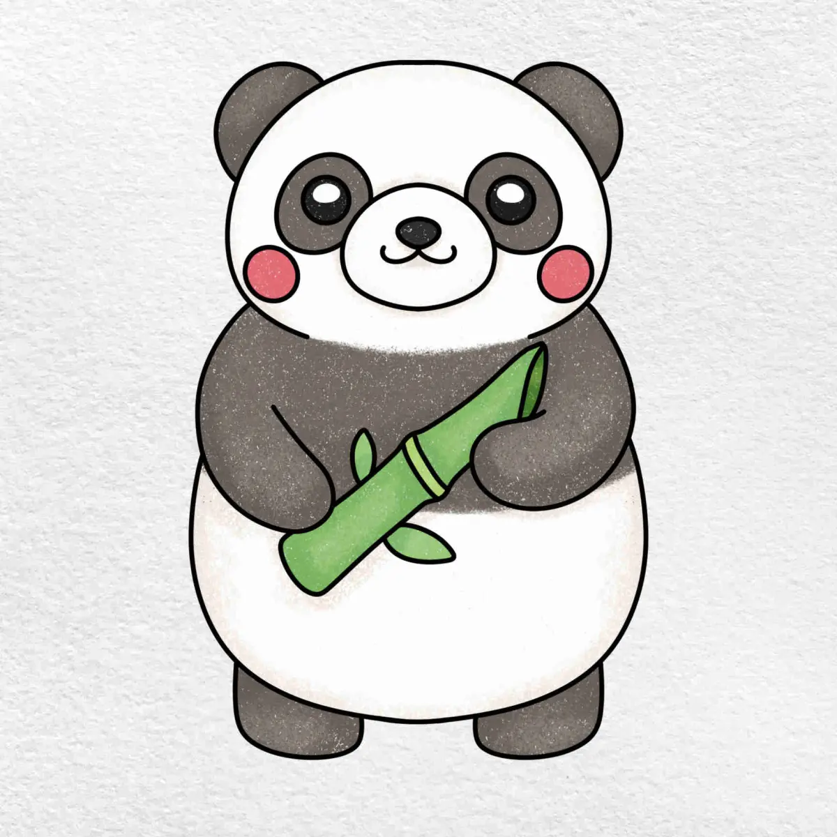 How to Draw Kawaii Panda