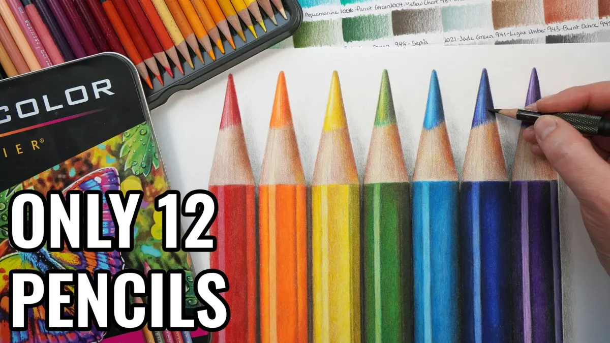Coloured Pencils for Beginners: A Complete Guide Using Just 12 Colours
