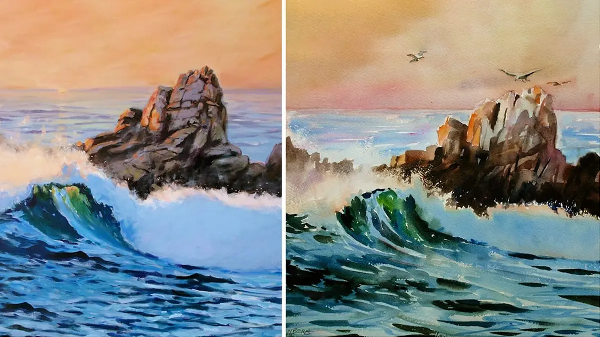 Watercolor vs. Acrylic: Is Watercolor Better than Acrylics?