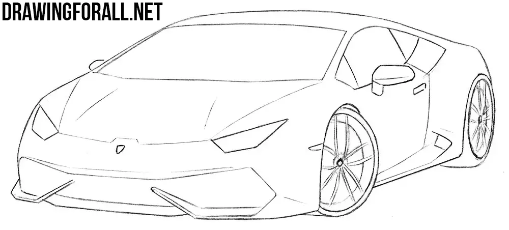 How to Draw a Sports Car