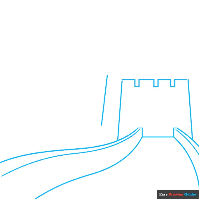 How to Draw the Great Wall of China