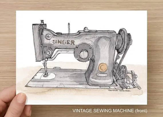VINTAGE SEWING MACHINE