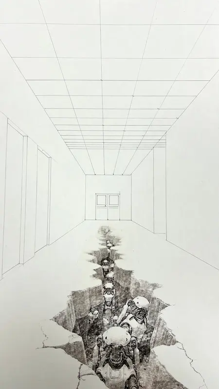 Draw hallway perspective — image 3