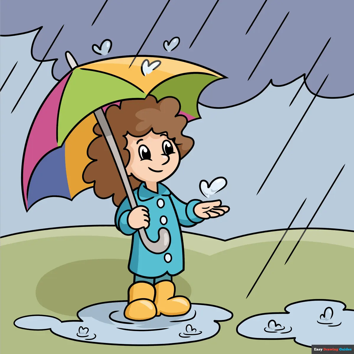 How to Draw a Rainy Day