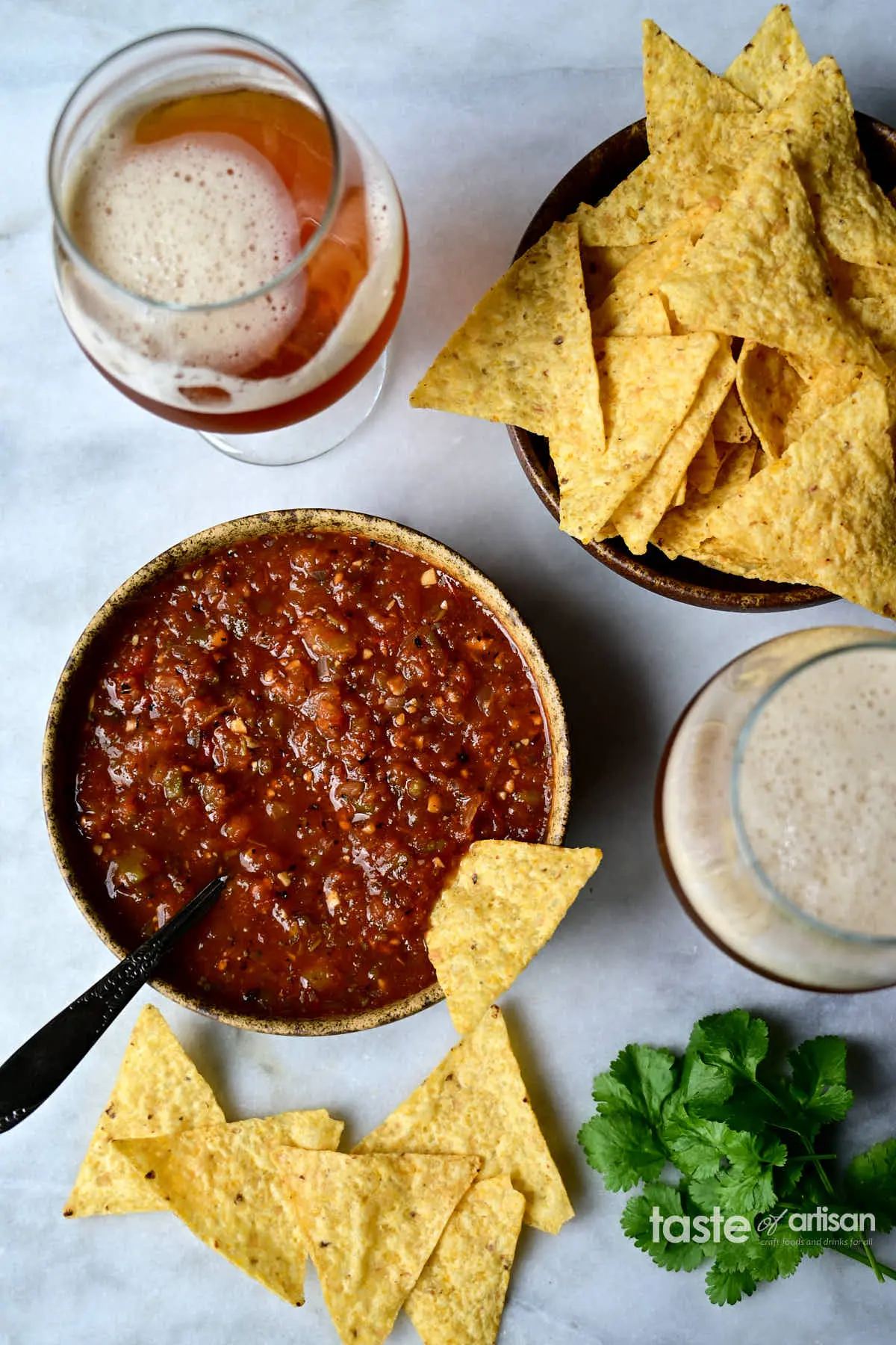 Charred, Smoky Salsa Roja (Fresh or Canned Recipe)