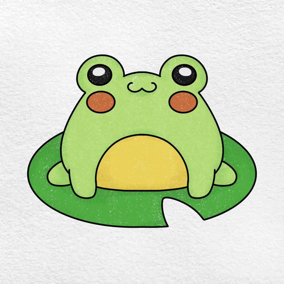 How to Draw Kawaii Frog