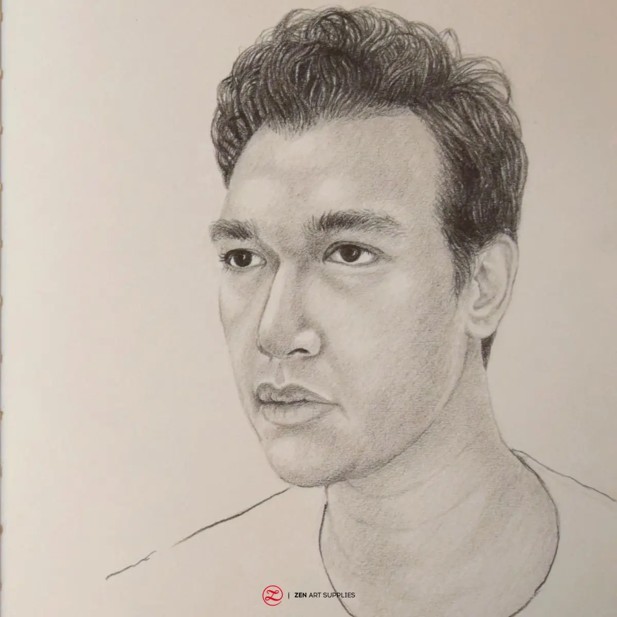 How To Draw 3/4 View Face: Step-by-step