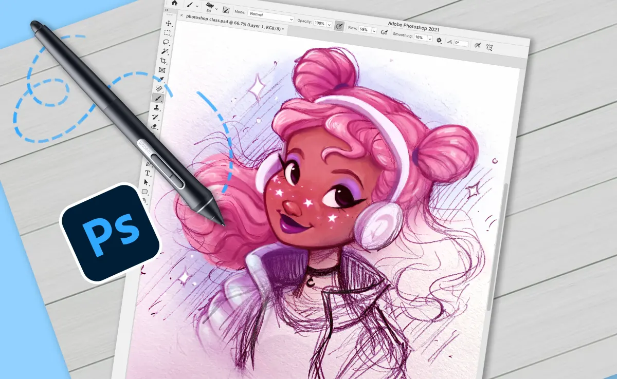 Digital Drawing in Photoshop