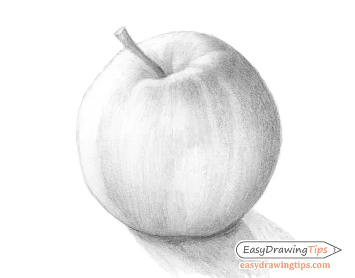 How to Draw an Apple Tutorial Step by Step