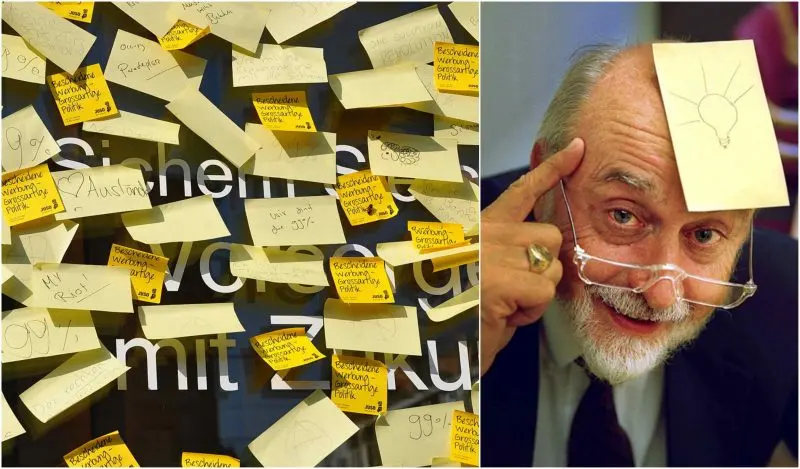 The post-it-note was invented by accident
