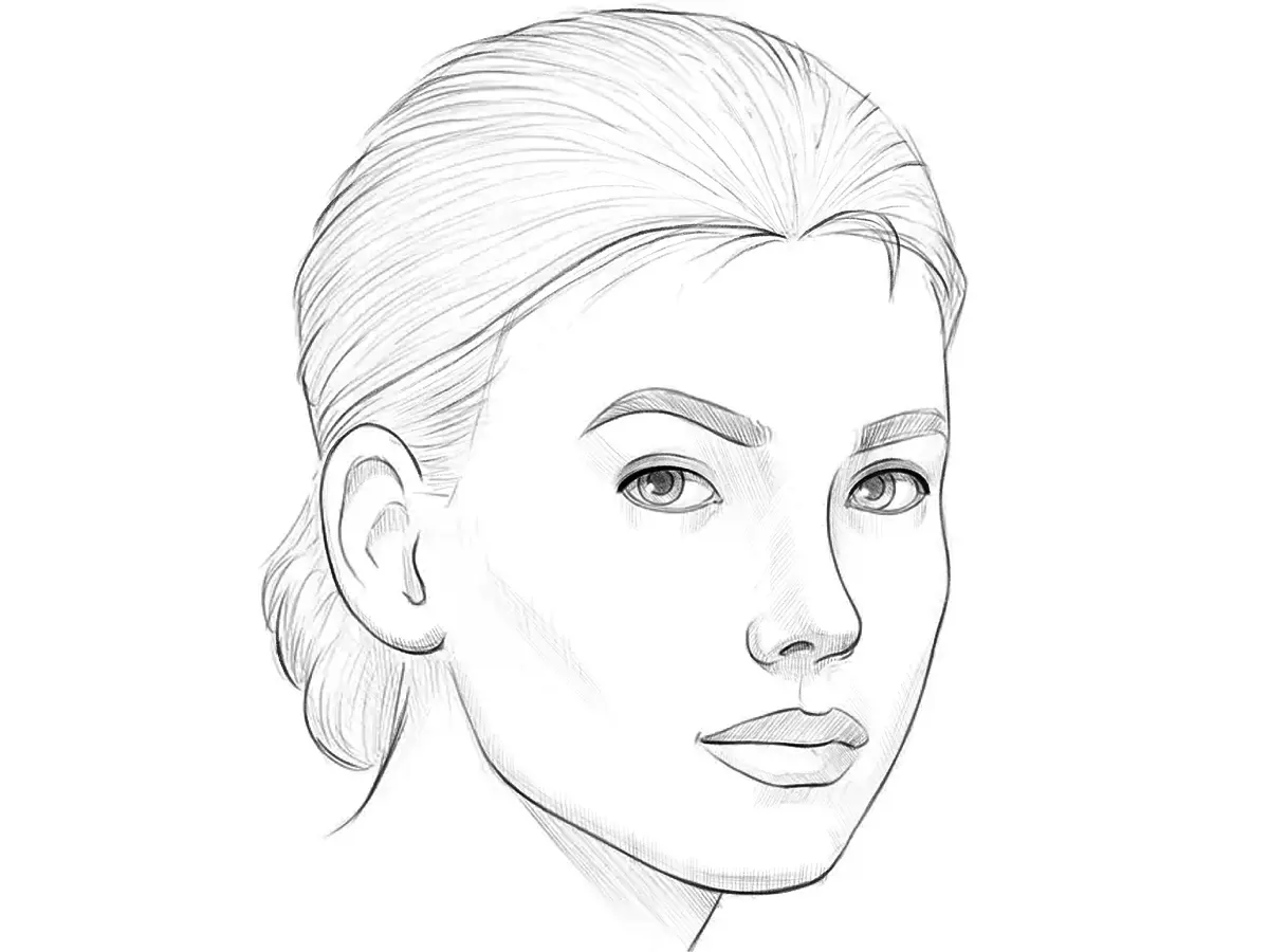 How to Draw a Female Portrait