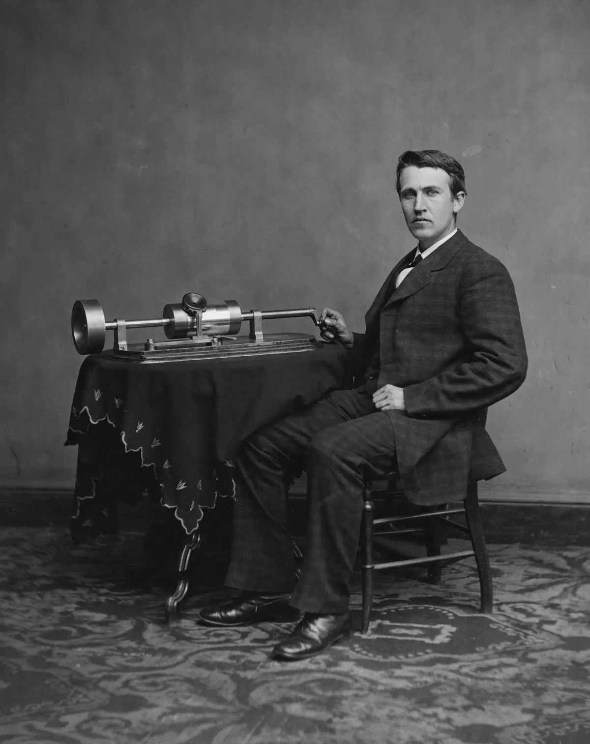 Invented record player — image 2