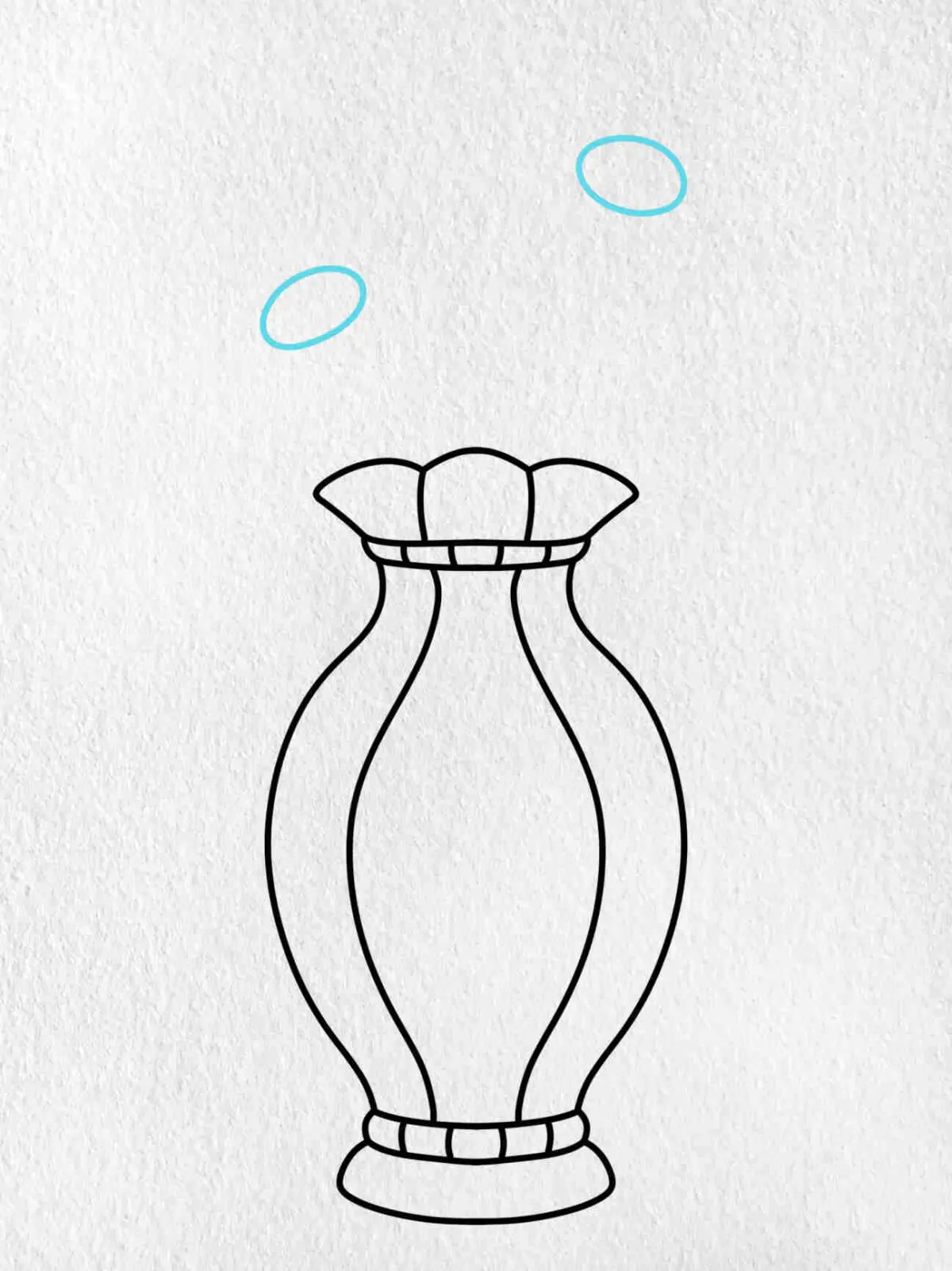 Draw a Flower Vase
